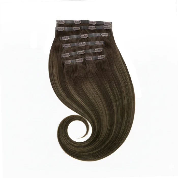 Clip-in-Extensions nahtlos Balayage