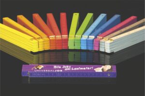 Holz-Maßstab, viele Farben F8